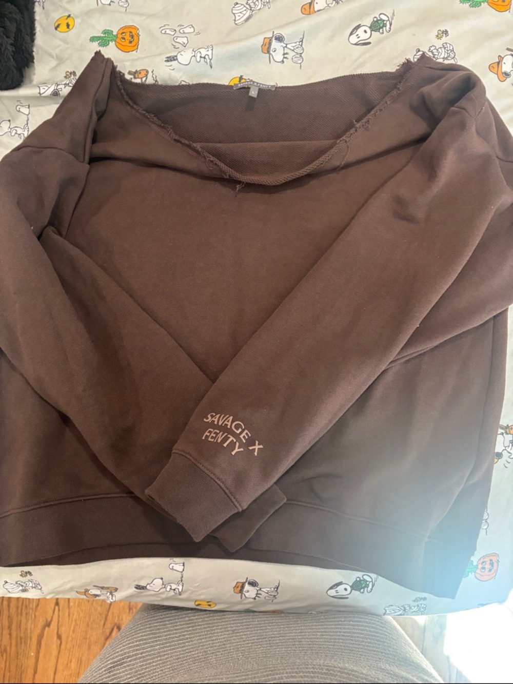 Savage X Fenty Brown Pullover Top